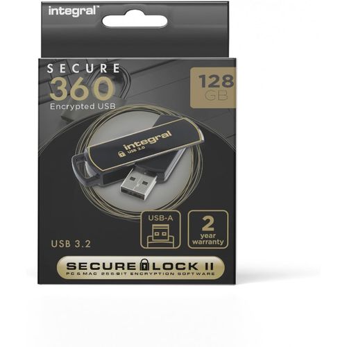 KYAOAYO-Cl 128 Go Usb 3.0 Secure 360 Avec Chiffrement Logiciel Aes-256
