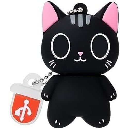 KYAOAYO-Cl Usb 64 Go, Clef Usb 2.0 Cl  Molette Flash Drive Stockage Disque Mmoire Stick Forme De Chat De Dessin Anim Pour Le Stockage Et La Sauvegarde
