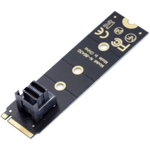 KYAOAYO-Cy U.2 Sff-8639 Kit Adaptateur M.2 Nvme Pcie4.0 Ssd Vers Sff-8643 Pour Carte Mre Ssd 750 P3600 P3700 Mini Sas Hd 22 X 80 Mm