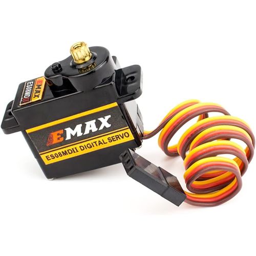 KYAOAYO-E Es08Md Ii Servo Numrique 12G/2.0Kg/Micro Engrenage En Mtal Servo Haute Vitesse Pour Commandes De Robot De Voiture De Bateau D'Avion D'Hlicoptre Rc