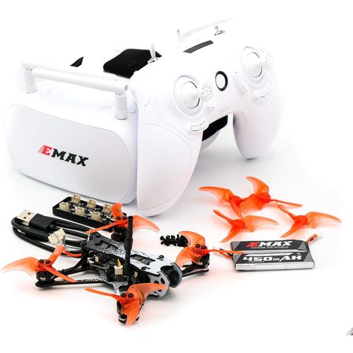 Kyaoayo-E Tinyhawk Ii Freestyle Rtf Fpv Racing Drone Avec Moteur Sans Balais 7000 Kv, Camra Runcam Nano 2 700tvl, 0-25-100-200 Vtx Power, Drone Avec Lunettes Et Contrleur Pour Enfants Adultes Dbu