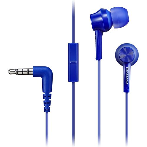 KYAOAYO-Ecouteurs Rp-Tcm115E-A I Aimant Neodyme Micro + Touche D'Appel Design Ergo Fit Bleu - Version Frana