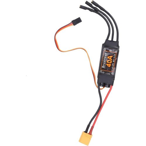 Kyaoayo-Esc Sans Balais Rc, Contrleur De Vitesse Esc Sans Balais 40a Sortie 5 V / 3a Bec Pour Accessoire D'avions Drone Rc