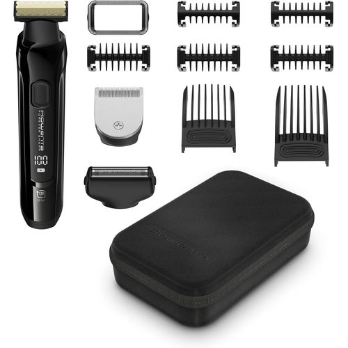 Kyaoayo-Forever Sharp Ultimate Tondeuse Barbe, Taille Et Rase, Rglages 0  17 Mm, Revtement Titane, Suivi Numrique De La Batterie, Autonomie 120 Min, Charge Rapide, Housse Antichocs Tn6201f4