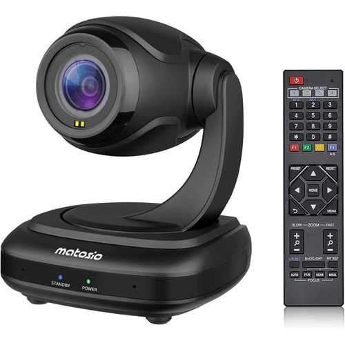 KYAOAYO-Foxpro Camra De Visioconfrence Ptz 1080P, Ai Face Tracking, Zoom Optique Sans Perte, Autofocus, 2 Microphone Intgrs Antibruits, Tlcommande, Compatible Zoom/Ms Teams Et Streaming Obs