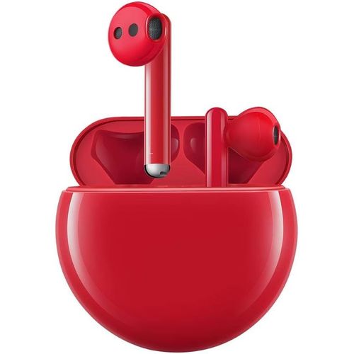 KYAOAYO-Freebuds 3 Ecouteurs Sans-Fil Avec Rduction Active Du Bruit (Bluetooth 5.0, Chargement Sans-Fil, Processeur Kirin A1, Temps De Latence Ultra-Faible, Autonomie Jusqu' 20 Heures), Rouge