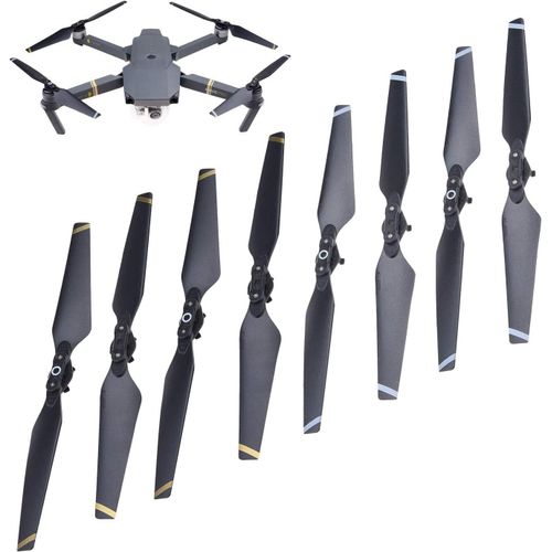 Kyaoayo-Hlices Compatible Avec Dji Mavic Pro  2 Ensembles (8 Pales)  Noir  Ailes Pliable  Libration Rapide  Tests En Vol  Accessoire Essentiel  Excellente Fiabilit Et Ractivit