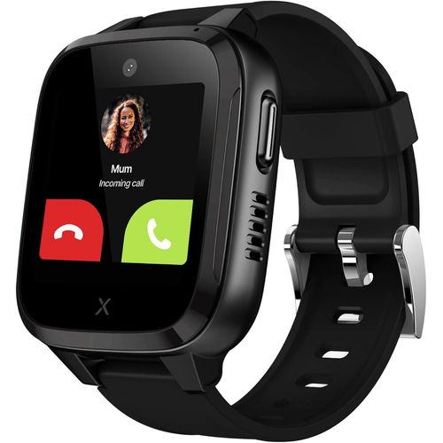 Kyaoayo-Kidzi - Montre Connecte Pour Enfants (Avec Sim)  4g, Appels, Mes S, Mode cole, Fonction Sos, Localisation Gps, Appareil Photo, Podomtre - Incluant 3 Mois D'abonnement Gratuit (Noir)