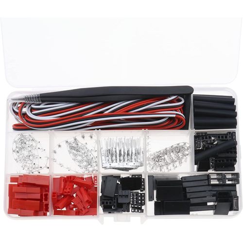 KYAOAYO-Kit De Cbles  Broches  Sertir Pour Connecteur De Prise Servo Compatible Avec Jst Syp Connecteurs Compatible Avec Futaba Pour Voitures Rc Multirotor Quadcopter Hlicoptre Avion