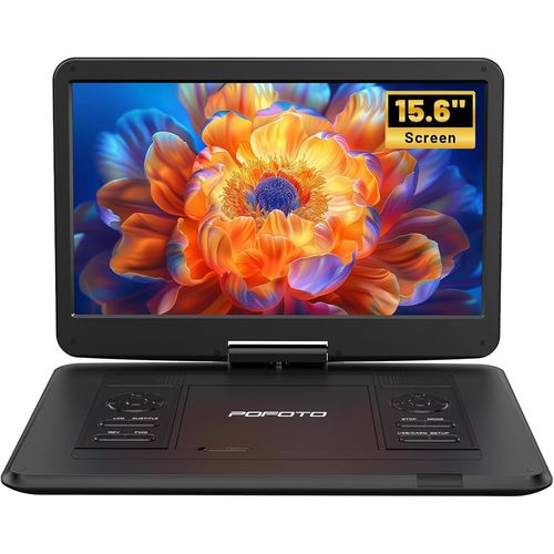 KYAOAYO-Lecteur Dvd Portable 17,5'' Avec cran Pvotant Hd 15,6