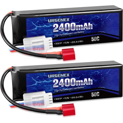 KYAOAYO-Lot De 2 Batteries Lipo 11,1 V 2400 Mah 50 C - Taux De Dcharge lev 3S Rc