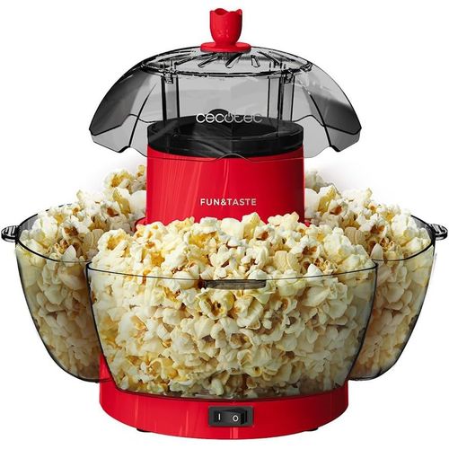 KYAOAYO-Machine  Popcorn lectrique Fun&Taste P'Corn Lotus. Machine  Popcorn De 1200 W, Popcorn Prt En 2 Minutes, Comprend 4 Rcipients Amovibles, Capacit Totale De 4,5 L.