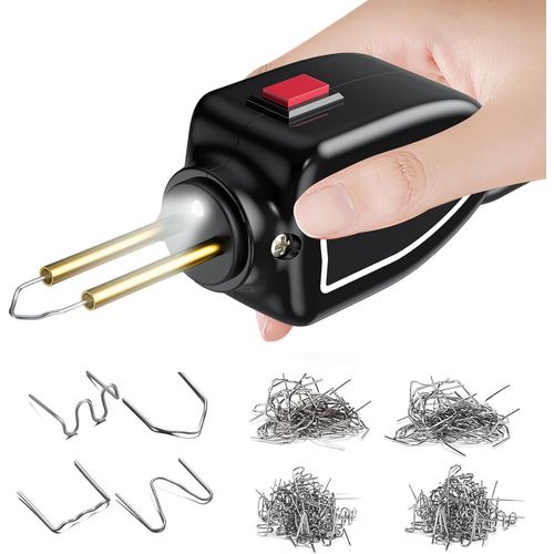 Kyaoayo-Machine Souder En Plastique 100w Kit De Rparation De Pare-Chocs De Voiture Soudure Plastique Avec 200 Clous De Soudage