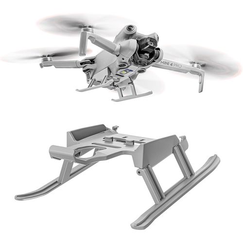 Kyaoayo-Mini 4 Pro Train D'atterris Kit tendu Pliable Jambe D'extension  Dgagement Rapide Landing Gear Pour Dji Mini 4 Pro Fly More Combo Drone Accessoires