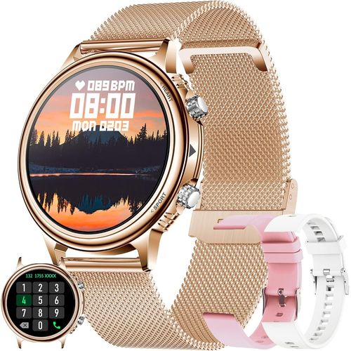 Kyaoayo-Montre Connecte Femme Avec Appel Bluetooth, 1,32