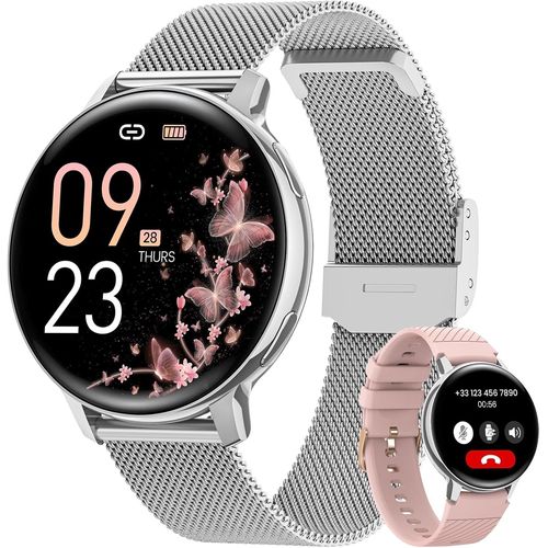 Kyaoayo-Montre Connecte Femme Avec Appel Bluetooth, 1.39