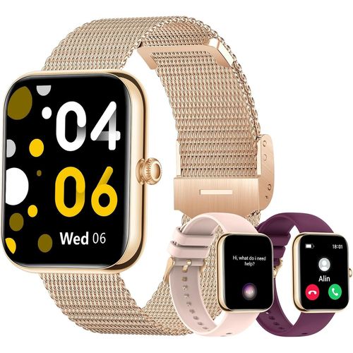 Kyaoayo-Montre Connecte Femme Avec Appel Bluetooth,1.85