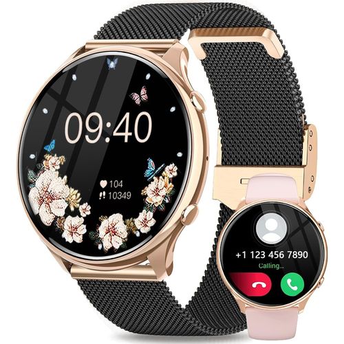 Kyaoayo-Montre Connecte Femme Avec Appel Bluetooth 5.2, 1.39
