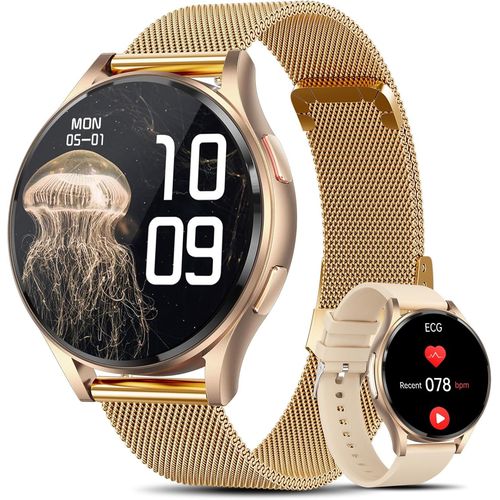 Kyaoayo-Montre Connecte Femme Avec Ecg+Hrv/ɿ/Imc, 1,43
