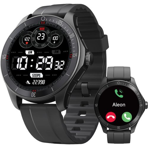 Kyaoayo-Montre Connecte Homme Avec Alexa Et Podometre, 44mm Smartwatch Motre Avec 100 Sports, Repondre Appel Et Cardiofrequencemetre, tanche Ip68 Pour Natation, Compatible Avec Ios Et Android