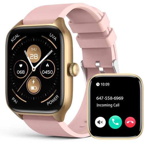 Kyaoayo-Montre Connecte Homme Femmes,Smartwatch Avec Appels Bluetooth,1.96