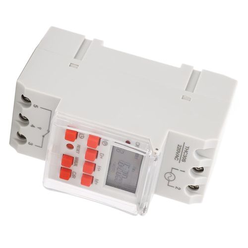 Kyaoayo-Programmateur Pour Chauffe Eau lectrique, Interrupteur Horaire, Commutateur De Minuterie Numrique 30 A Affichage Lcd De Minuterie 1 Seconde Programmateur Digital Relais Temporis 220v