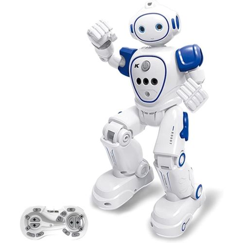 Kyaoayo-Rc Robot Jouets Geste Dtection Robot Intelligent Jouet Pour Filles Peut Chanter Danse Parler Cadeau D'anniversaire De Nol (Bleu)