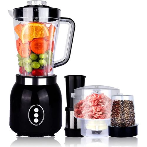 Kyaoayo-Robot Culinaire Multifonctions 4 En1 Avec Filtre,Blender Mixeur Portable,Moulin  Caf Haute Puissance 600 W,Hachoir  Viande Pour Jus,LGumes, Caf,Grains Divers,Viande HachE,Glace PilE 6