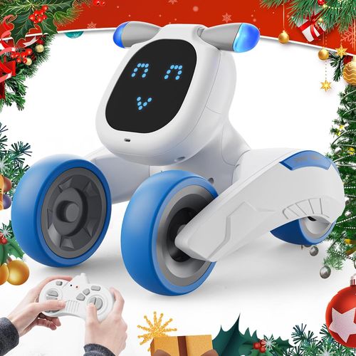 KYAOAYO-Robot Jouet Enfant, Jouet Robot Tlcommands, Programmable, Robot Intelligent Avec Yeux Led, Commande Vocale, Chanter Et Danser, Rc Robot Jouet Comme Pour Les Garons Et Les Filles