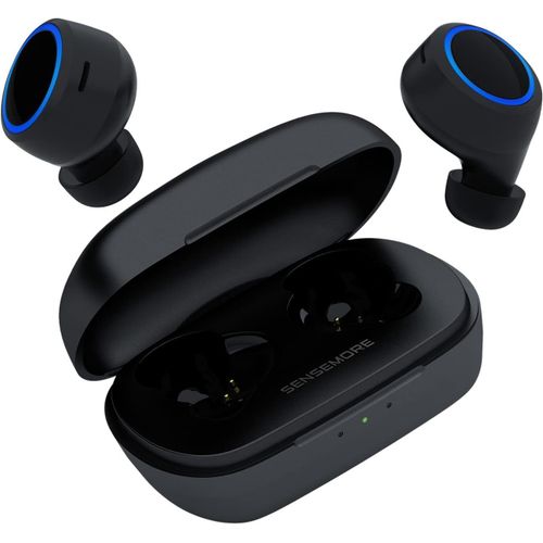 KYAOAYO-Sensemore Air couteurs Intra-Aural True Wireless Rsistants  La Sueur Avec Technologie Sensemore, Mode Ambiant, Suppression Active Du Bruit, Quadruple Micro, Bluetooth 5.2, Autonomie De 35H