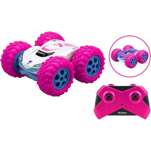 Kyaoayo-Silverlit Voiture Tlcommande  Piles Tout-Terrain 360 Cross Rose - Roule Sur 2 Faces  360 - Vitesse : 12km/H - Jouet Pour Enfants Ds 5 Ans - Emballage Ecologique Facile  Dballer