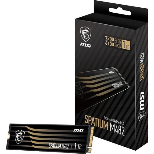 KYAOAYO-Spatium M482 Ssd 1Tb - Disque Ssd Interne 1 To, Pcie 4.0 Nvme M.2, Lecture 7200 Mb/S & criture 6100 Mb/S, 3D Nand, Scurit Des Donnes Intgre, Garantie 5 Ans (600 Tbw