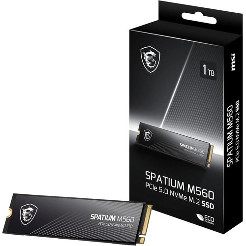 KYAOAYO-Spatium M560 Ssd 1Tb - Disque Ssd Interne 1 To Pcie 5.0 Nvme M.2, Lecture 10200 Mb/S, criture 8400 Mb/S, 3D Nand, Scurit Des Donnes Intgre, Center