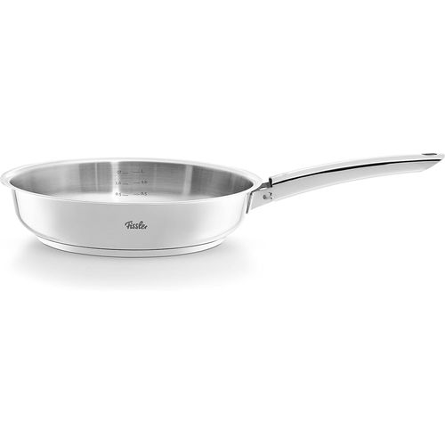 Kyaoayo-Steelux Pro Pole  Frire En Acier Inoxydable ( 24 Cm) Non Revtu, Saisit Vivement Les Aliments  Compatible Induction