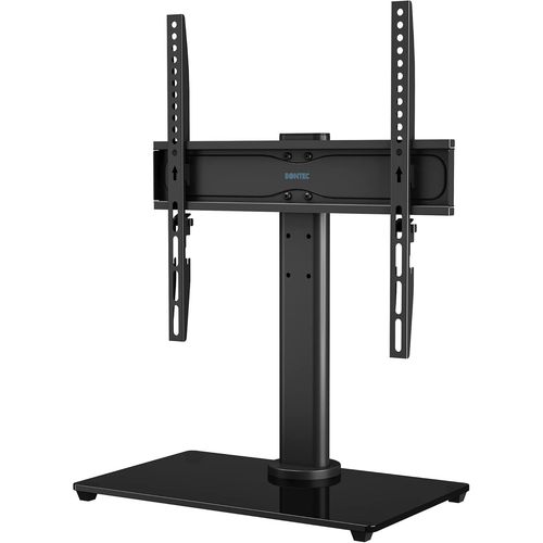 KYAOAYO-Support Tv Sur Pied Pivotant Universel Pour Tlvision De 26  55 Pouces Lcd/Led/Oled/Plasma/Incurv Avec Pivot  45 Degrs, Hauteur Rglable, Capacit 40 Kg, Vesa 400X400