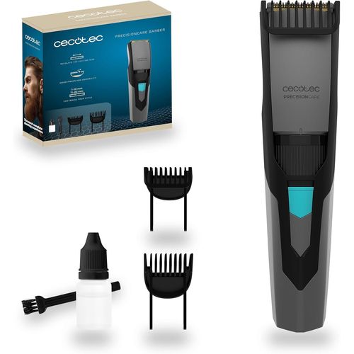 Kyaoayo-Tondeuse  Barbe Sans Fil Precisioncare Barber. Tondeuse  Batterie Avec Lames En Acier Inoxydable, Sabot De 1  10 Mm Et Un Autre De 11  20 Mm, Autonomie De 1 Heure D'utilisation.