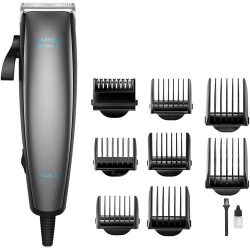 Kyaoayo-Tondeuse Bamba Precisioncare Titanium. Batterie Avec Autonomie De 60 Minutes. Lames En Acier Inoxydable Avec Revtement En Titane, 3 Peignes Pour Barbe Et Cheveux (Proclipper Titanium)