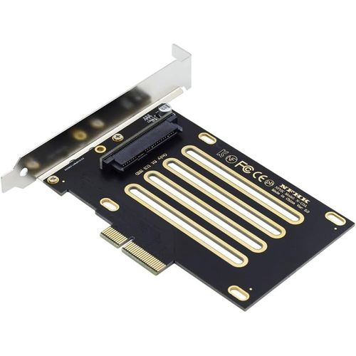 KYAOAYO-U.3 Ssd U3 Kit Sff-8639 Vers Pci-E 4.0 X4 Lane Adaptateur Hte Pour Carte Mre Pm1735 Nvme Pcie Ssd