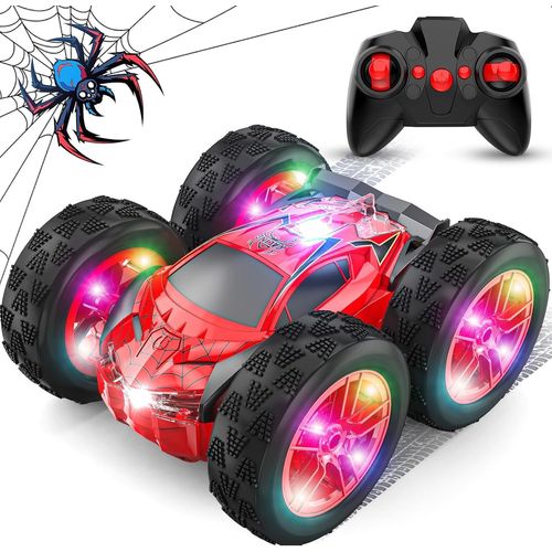 KYAOAYO-Voiture Tlcommande Enfant 3-12 Ans, 4X4 Tlcommande Tout Terrain 2.4Ghz Radiocommande Rc Drift Car 360Rotation Voiture De Course Jouet Garon Fille Jeux Extrieur Intrieur Cadeau Anniv