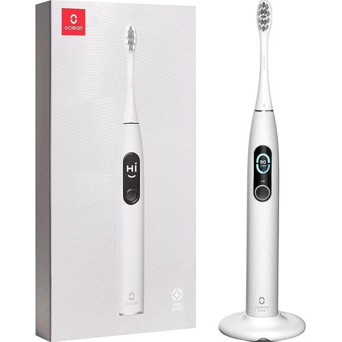 Kyaoayo-X Pro Elite  Dents lectrique, cran Tactile Intelligent Silencieux 45db, 4 Modes & 32 Niv D'intensit, 35 Jours D'autonomie, Minuteur Et App, Ipx7, Gris Cadeau Nol