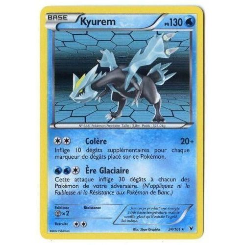 Kyurem (34/101) Pokemon Noir Et Blanc Nobles Victoires Rakuten