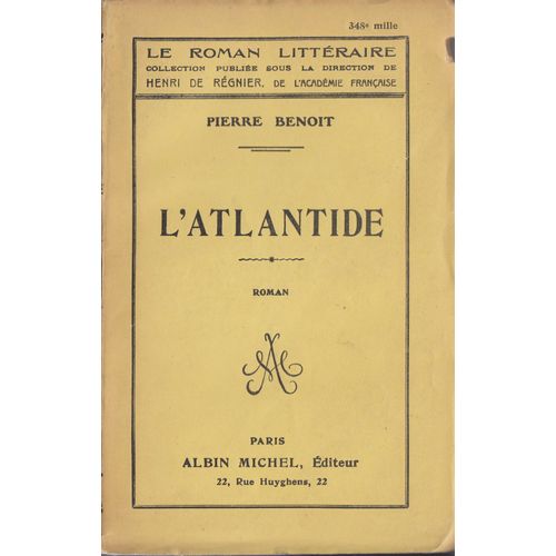 L'Atlantide   de PIERRE BENOIT  Format Broch 