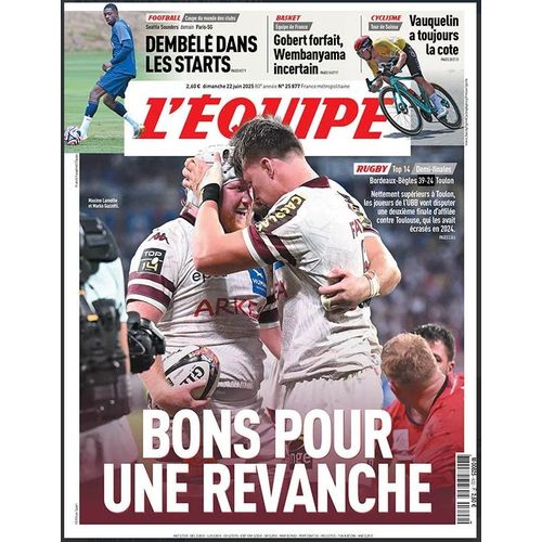 L'quipe Magazine Du 22/06/2025