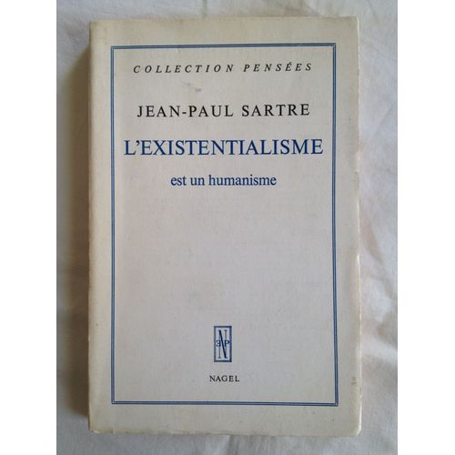 L'Existentialisme Est Un Humanisme   de jean-paul sartre  Format Broch 
