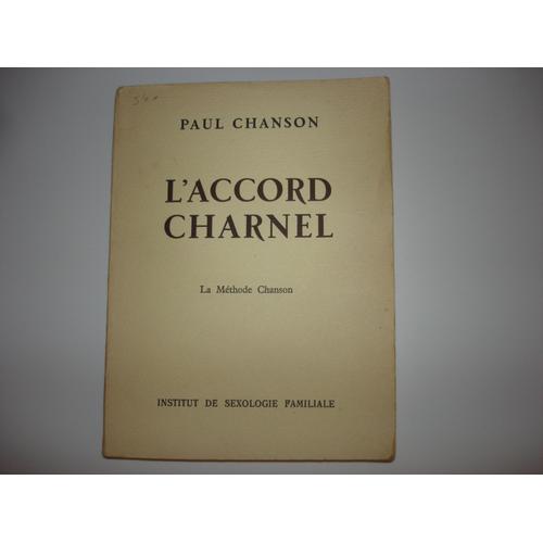 L'accord Charnel   de PAUL CHANSON  Format Broch 