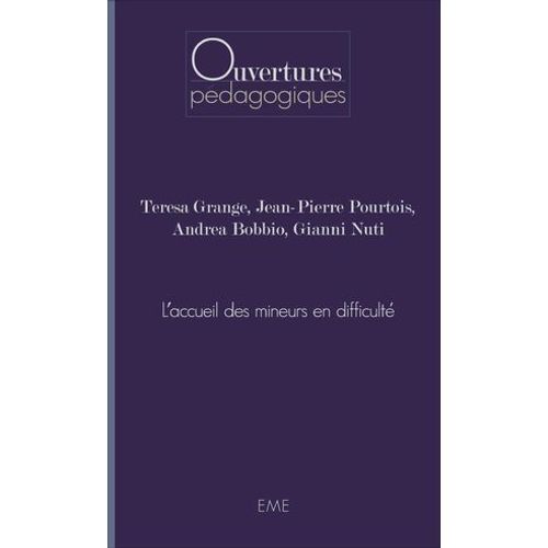 L'accueil Des Mineurs En Difficult  