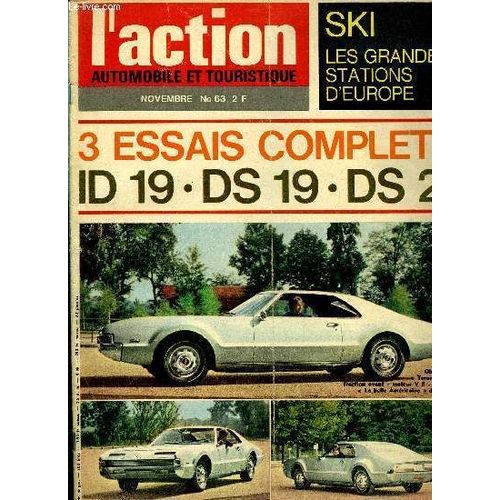 L Action Automobile Et Touristique N 63 - Aprs Le Salon De Paris Par Pierre Allanet, Alain Bertaut Au Volant Des Citron 1966, Essais Flash : Coup Simca 1000 - Triumph Spitfire Mk Ii - Austin(...)   de COLLECTIF 