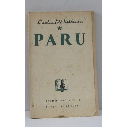 L'actualit Paru N15 Fvrier 1946   de Collectif