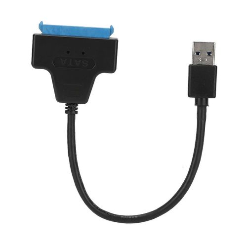 L'adaptateur USB3.0 vers SATA prend en charge l'adaptateur de disque dur UASP USB3.0 SATAIII pour disques durs d'interface SATA de 2,5 pouces et 3,5 pouces