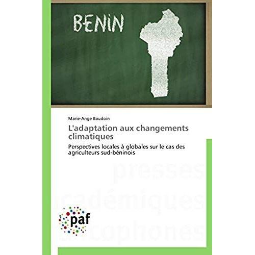 L'adaptation Aux Changements Climatiques   de Marie-Ange Baudoin  Format Broch 